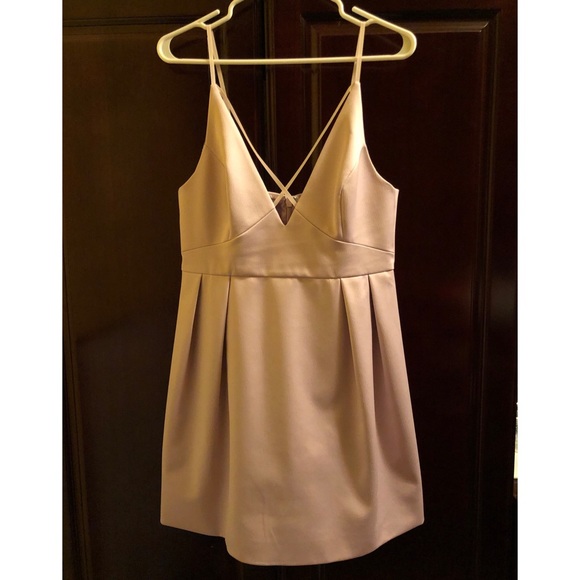 Topshop Mini Lilac Cross Front Dress - Picture 2 of 2